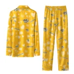 nashville predators long pajama set custom heart charms gold best selling.webp