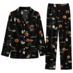 nashville predators long pajama set customized icon confetti black best selling.webp