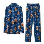Nevada Wolf Pack Long Pajama Set Customized Candy Scatter Blue Best Selling
