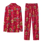 New Mexico Lobos Long Pajama Set Custom Candy Scatter Red Best Selling