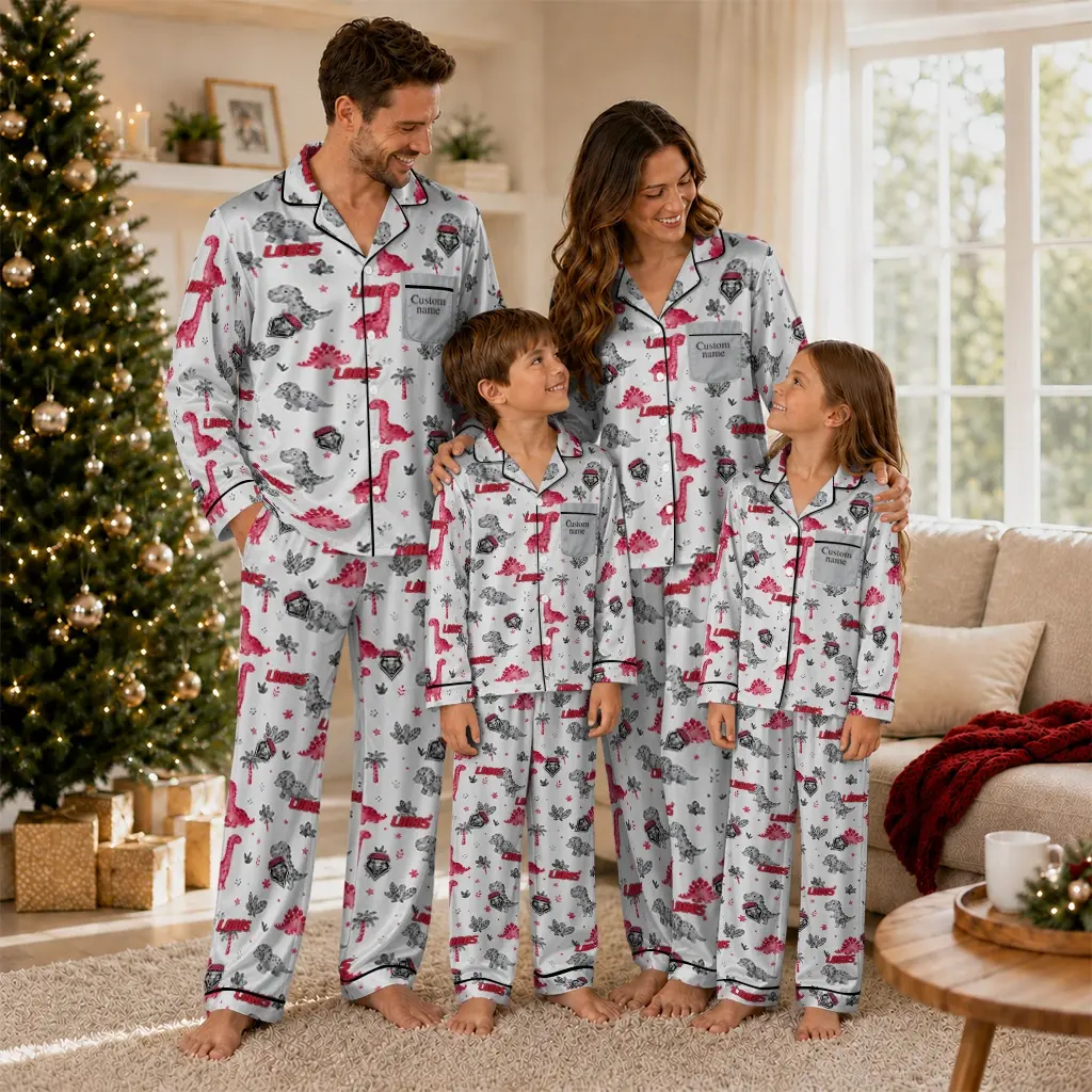 New Mexico Lobos Long Pajama Set Custom Character Scatter Latest Model New Mexico Lobos Long Pajama Set Custom Character Scatter Latest Model