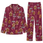 New Mexico State Aggies Long Pajama Set Custom Candy Scatter Crimson Best Selling