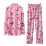 New Mexico State Aggies Long Pajama Set Custom Ribbon Chains Crimson Best Selling