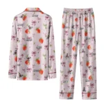 New Mexico State Aggies Long Pajama Set Custom Ribbon Florals Crimson Best Selling