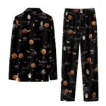 new orleans pelicans long pajama set custom icon confetti black best selling.webp