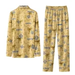 new orleans saints long pajama set custom ribbon chains gold best selling.webp