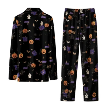 new york giants long pajama set custom icon confetti black fashion forward.webp