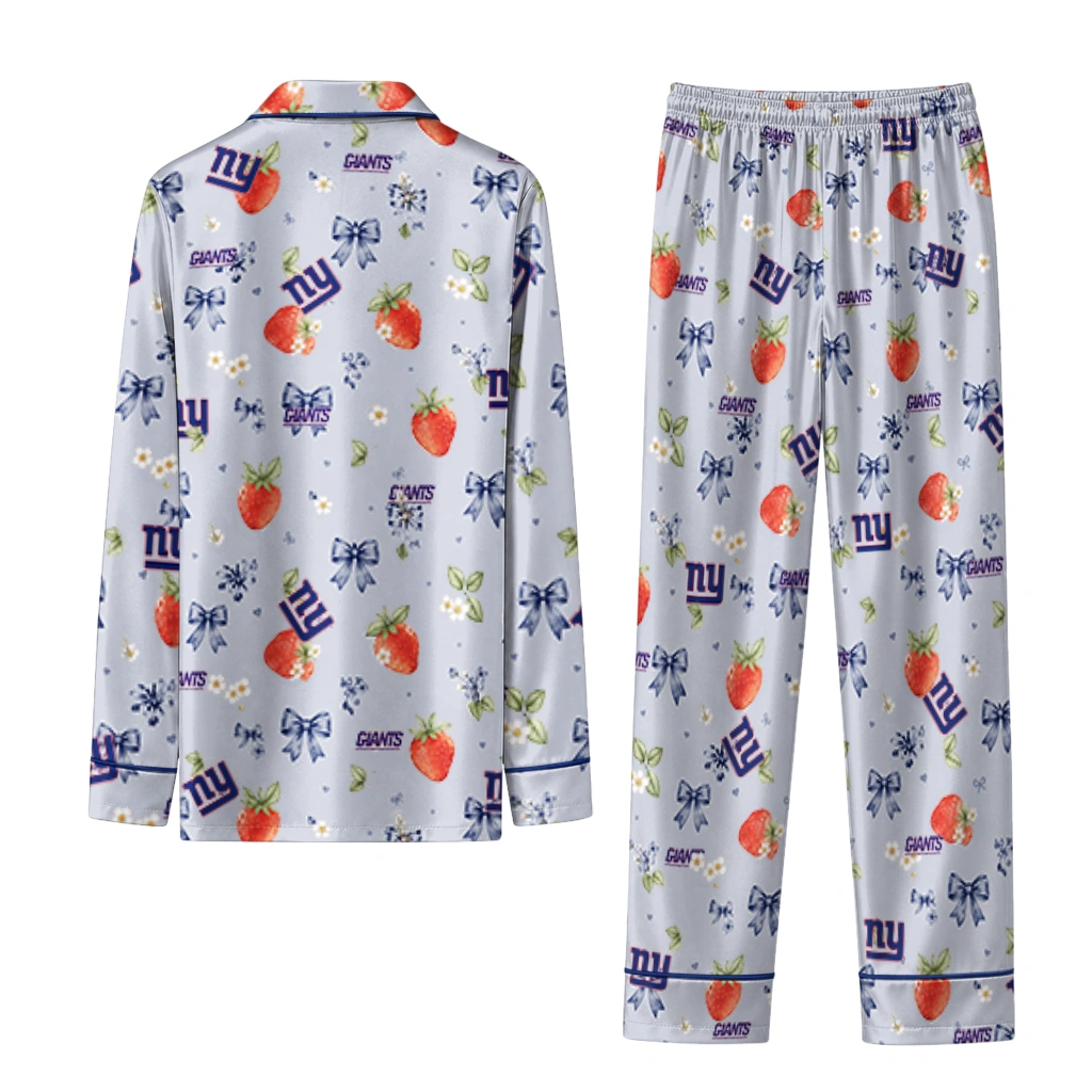 new york giants long pajama set customized ribbon florals blue fashion forward.webp new york giants long pajama set customized ribbon florals blue fashion forward.webp