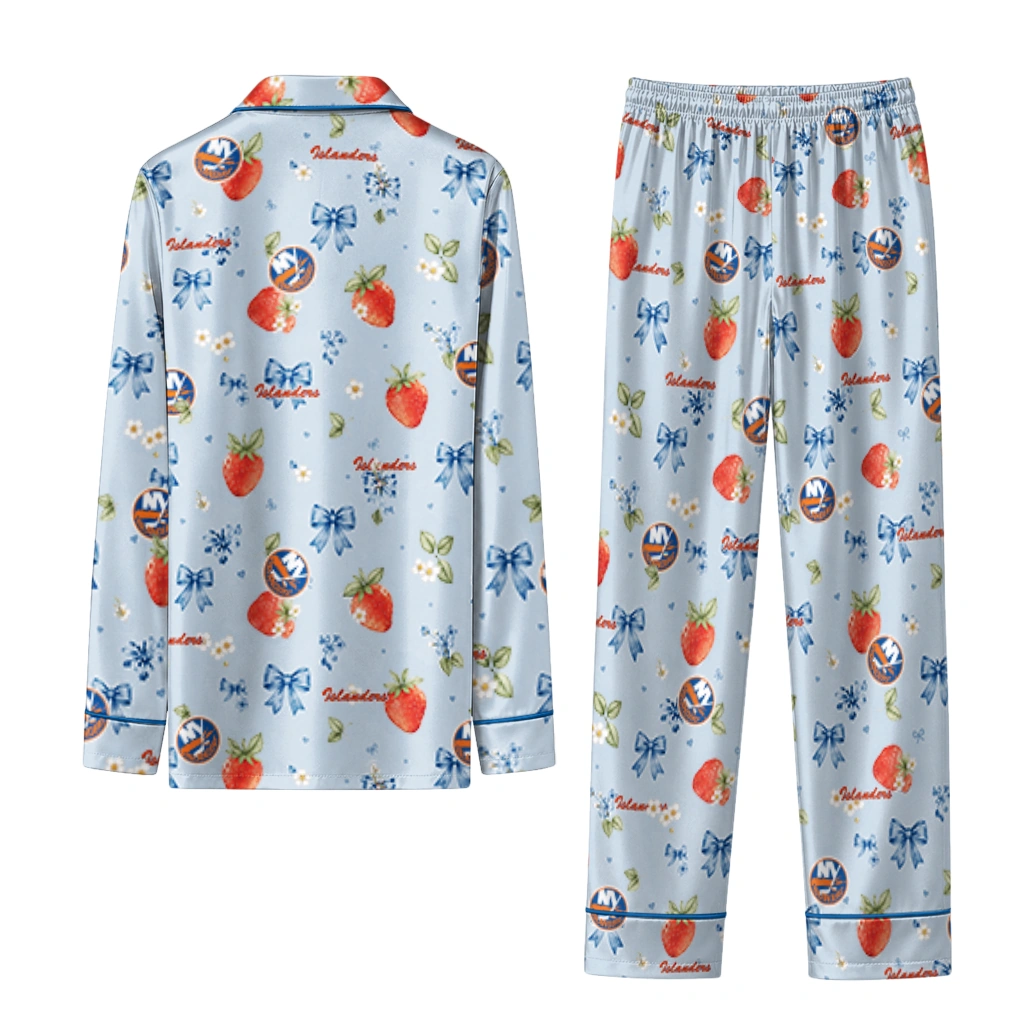 new york islanders long pajama set customized ribbon florals blue fashion forward.webp new york islanders long pajama set customized ribbon florals blue fashion forward.webp