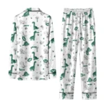 New York Jets Long Pajama Set Custom Character Scatter Best Selling