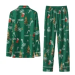 New York Jets Long Pajama Set Personalized Sprig Scatter Green Best Selling