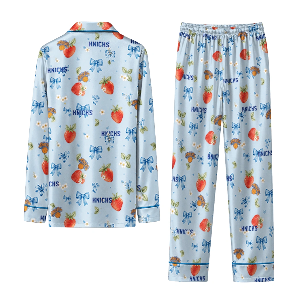 new york knicks long pajama set personalized ribbon florals blue fashion forward.webp new york knicks long pajama set personalized ribbon florals blue fashion forward.webp