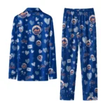 new york mets long pajama set personalized heart charms blue best selling.webp