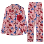 New York Rangers Long Pajama Set Custom Character Scatter Best Selling