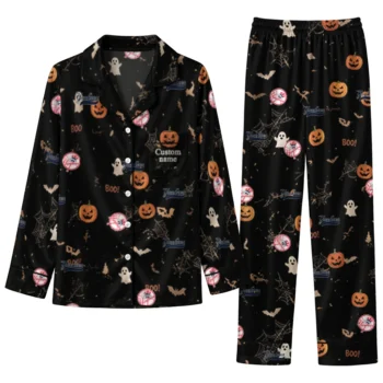 new york yankees long pajama set customized icon confetti black best selling.webp