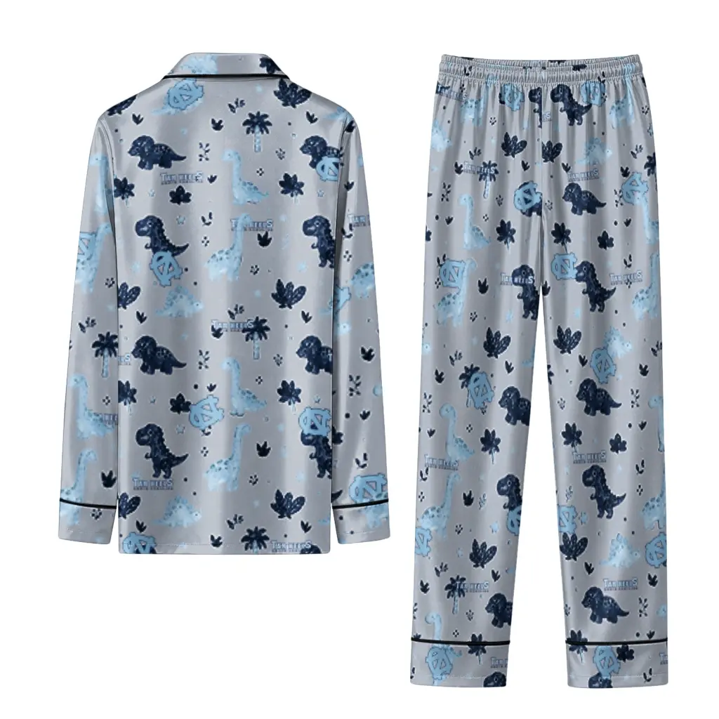 North Carolina Tar Heels Long Pajama Set Personalized Character Scatter Fashion Forward North Carolina Tar Heels Long Pajama Set Personalized Character Scatter Fashion Forward