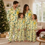 North Dakota State Bison Long Pajama Set Custom Character Scatter Best Selling