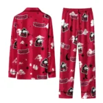 Northern Illinois Huskies Long Pajama Set Customized Cloud Stars Red Best Selling