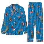 Oklahoma City Thunder Long Pajama Set - Custom Sprig Scatter Blue 1 Oklahoma City Thunder Long Pajama Set Custom Sprig Scatter Blue Best Selling