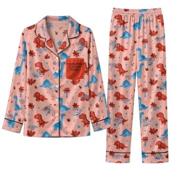 Oklahoma City Thunder Long Pajama Set Customized Character Scatter Best Selling