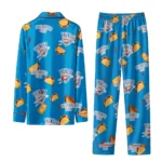 Oklahoma City Thunder Long Pajama Set Personalized Snack Scatter Blue Best Selling