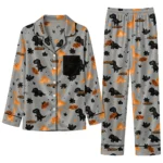 Oklahoma State Cowboys Long Pajama Set Personalized Character Scatter Best Selling