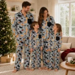 Oklahoma State Cowboys Long Pajama Set Personalized Character Scatter Best Selling