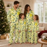 Oregon Ducks Long Pajama Set Customized Character Scatter Best Selling