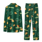 Oregon Ducks Long Pajama Set Customized Snack Scatter Green Best Selling