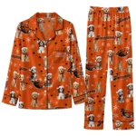 Oregon State Beavers Long Pajama Set Personalized Animal Scatter Orange Best Selling