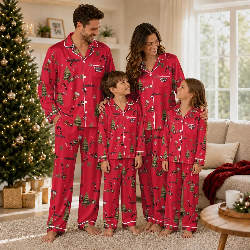 Ottawa Senators Long Pajama Set Custom Sprig Scatter Red Latest Model Ottawa Senators Long Pajama Set Custom Sprig Scatter Red Latest Model
