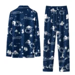 Penn State Nittany Lions Long Pajama Set Personalized Cloud Stars Blue Best Selling