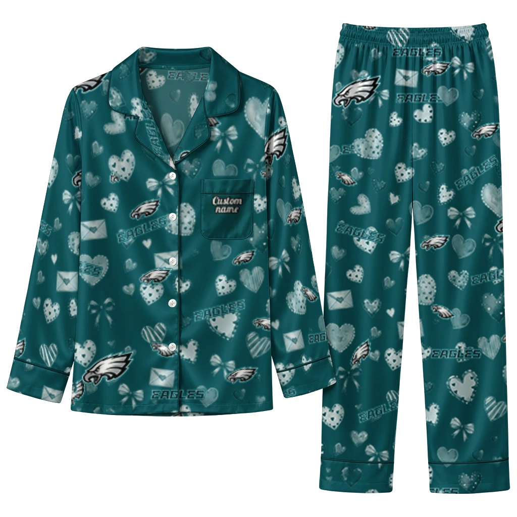 philadelphia eagles long pajama set customized heart charms green best selling.webp philadelphia eagles long pajama set customized heart charms green best selling.webp