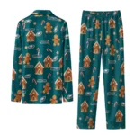 Philadelphia Eagles Long Pajama Set Personalized Candy Scatter Green Best Selling