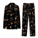 philadelphia flyers long pajama set custom icon confetti black best selling.webp
