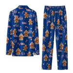 Philadelphia Phillies Long Pajama Set Custom Candy Scatter Blue Best Selling