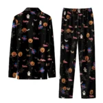 philadelphia phillies long pajama set custom icon confetti black best selling.webp