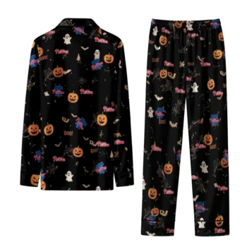 philadelphia phillies long pajama set custom icon confetti black fashion forward.webp