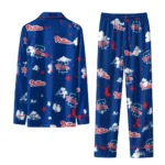 Philadelphia Phillies Long Pajama Set Customized Cloud Stars Blue Best Selling