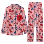 Philadelphia Phillies Long Pajama Set Personalized Character Scatter Best Selling