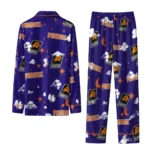 Phoenix Suns Long Pajama Set Custom Cloud Stars Purple Best Selling