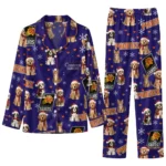 Phoenix Suns Long Pajama Set Customized Animal Scatter Purple Best Selling