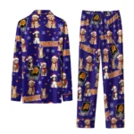 Phoenix Suns Long Pajama Set Customized Animal Scatter Purple Best Selling