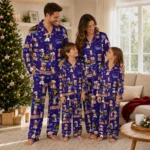Phoenix Suns Long Pajama Set Customized Animal Scatter Purple Best Selling