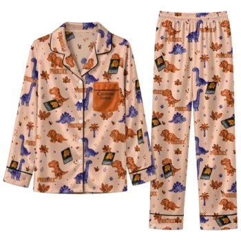 Phoenix Suns Long Pajama Set Customized Character Scatter Best Selling