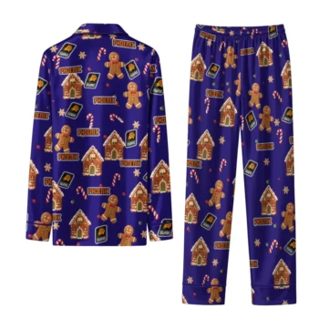 Phoenix Suns Long Pajama Set Personalized Candy Scatter Purple Fashion Forward