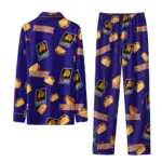 Phoenix Suns Long Pajama Set Personalized Snack Scatter Purple Best Selling