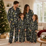 pittsburgh pirates long pajama set custom heart charms black best selling.webp