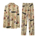 Purdue Boilermakers Long Pajama Set Custom Animal Scatter Gold Best Selling