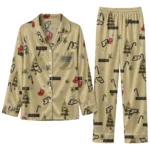 Purdue Boilermakers Long Pajama Set - Custom Sprig Scatter Gold 1 Purdue Boilermakers Long Pajama Set Custom Sprig Scatter Gold Best Selling